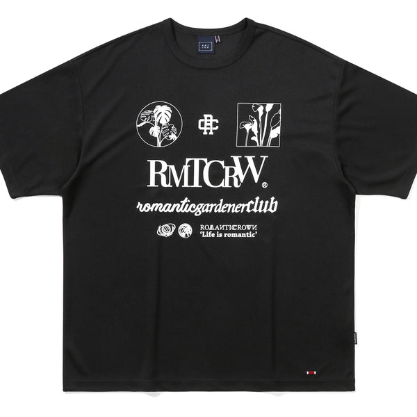 モノクロームスローガンTシャツ / MONOCHROME SLOGAN TEE_BLACK – 60