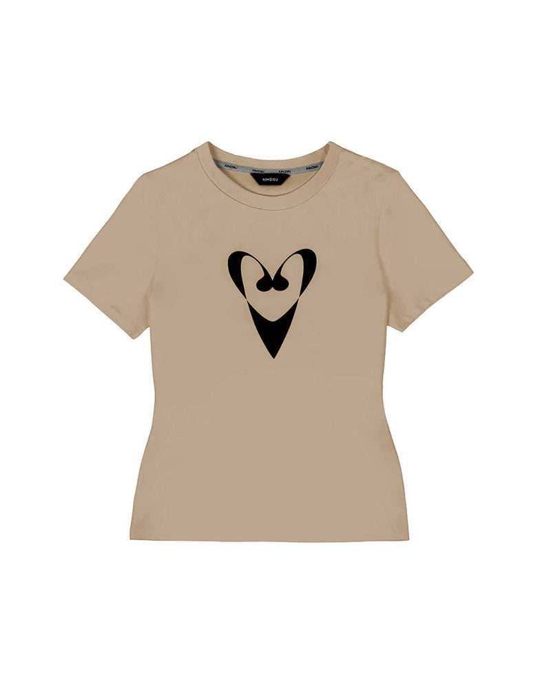 ハートユニバースTシャツ / Heart Universe T-shirt _ Beige – 60