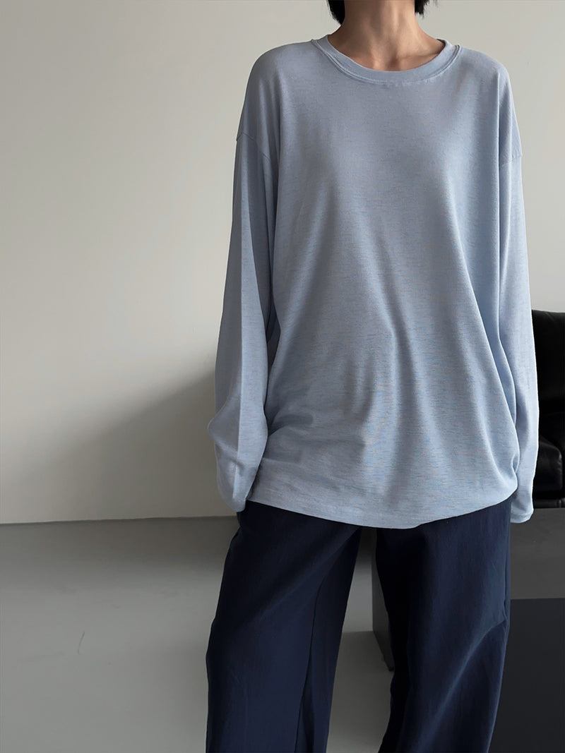 モヒートリネンロングTシャツ / Lake G Mojito Linen Long T Shirt (8color)LAKE LAYER/ {{  category }}