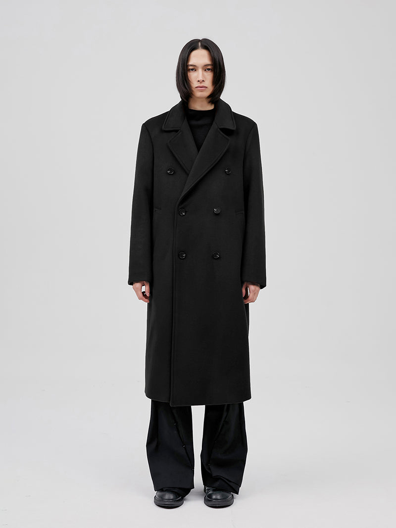 オーバーサイズドダブルロングコート / Oversized Double Long Coat