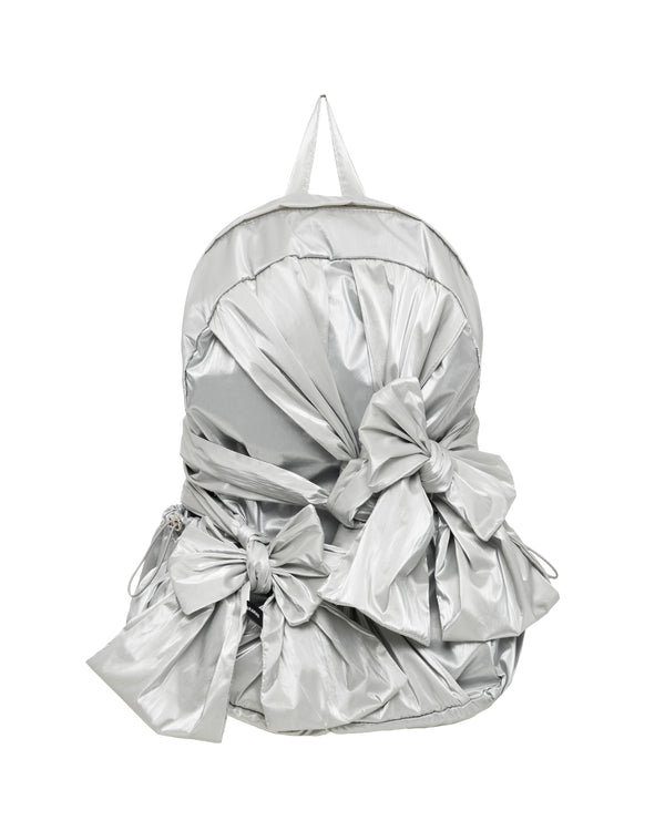 Knotted Backpack (Glossy-Silver) – 60% - SIXTYPERCENT