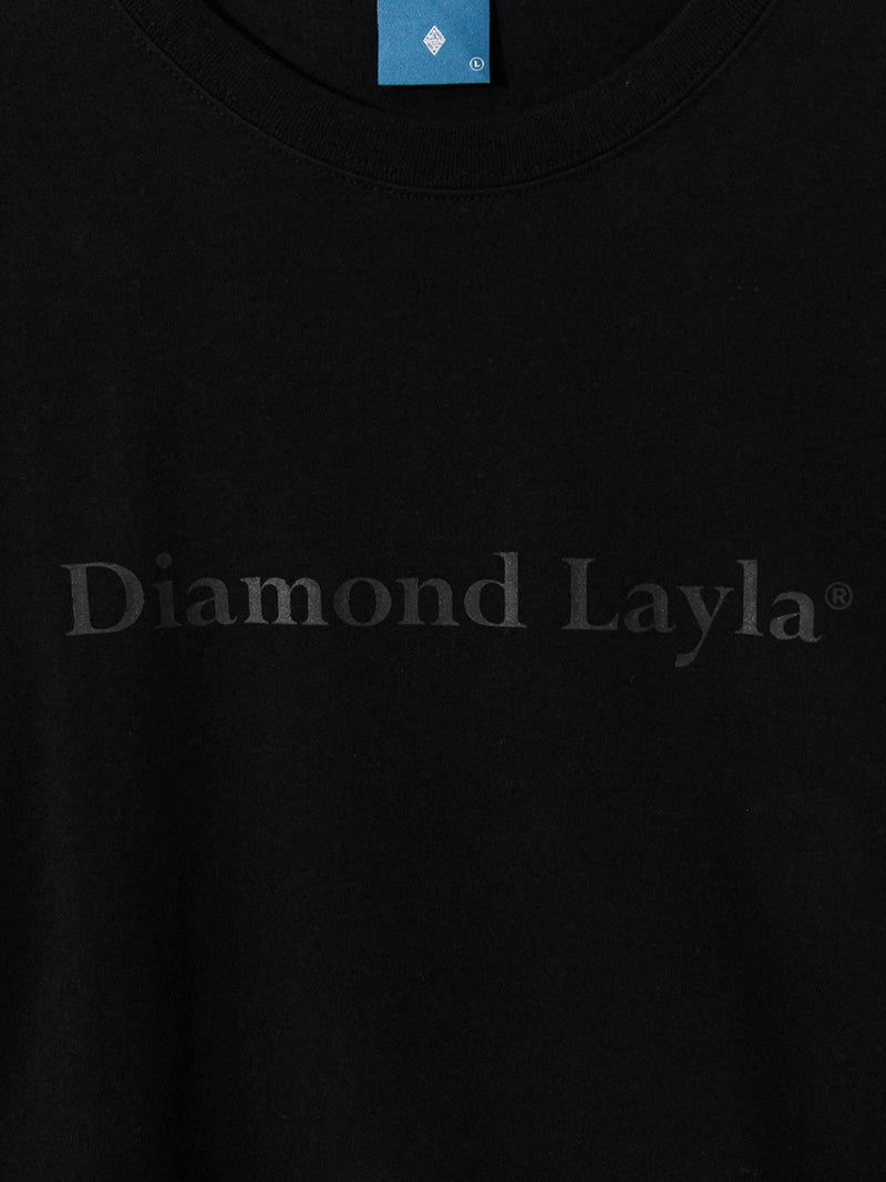 シリコンロゴ半袖Tシャツ / Silicone Logo Short Sleeve T-shirt T77 BlackDIAMOND LAYLA/  {{ category }}