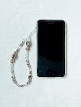 JSG Silver Blend Crystal Beads Strap - Long