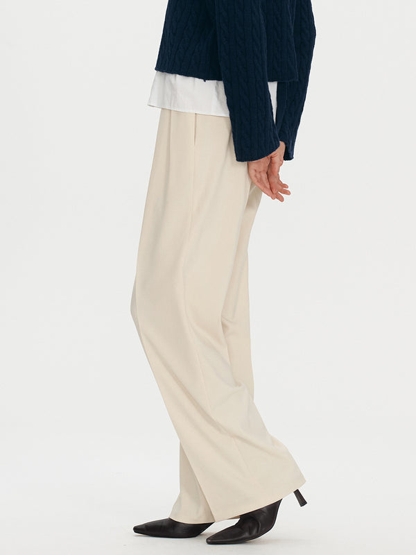 トゥータックワイドパンツ/Two tuck wide pants - VanillaBEMUSE MANSION/ {{ category }}