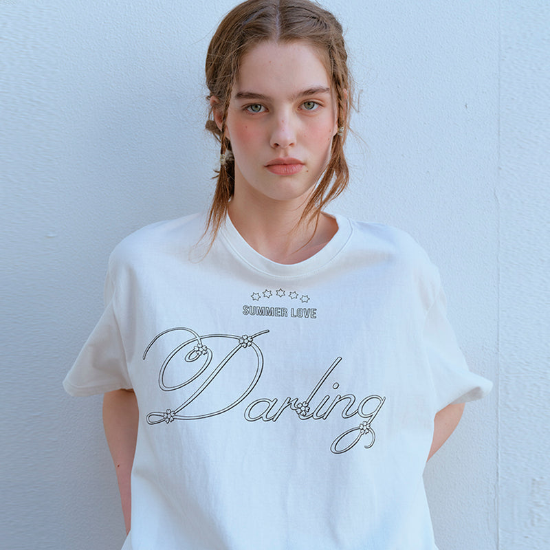 オーバーサイズダーリンTシャツ / OVERSIZE DARLING TEE, WHITE – 60 ...