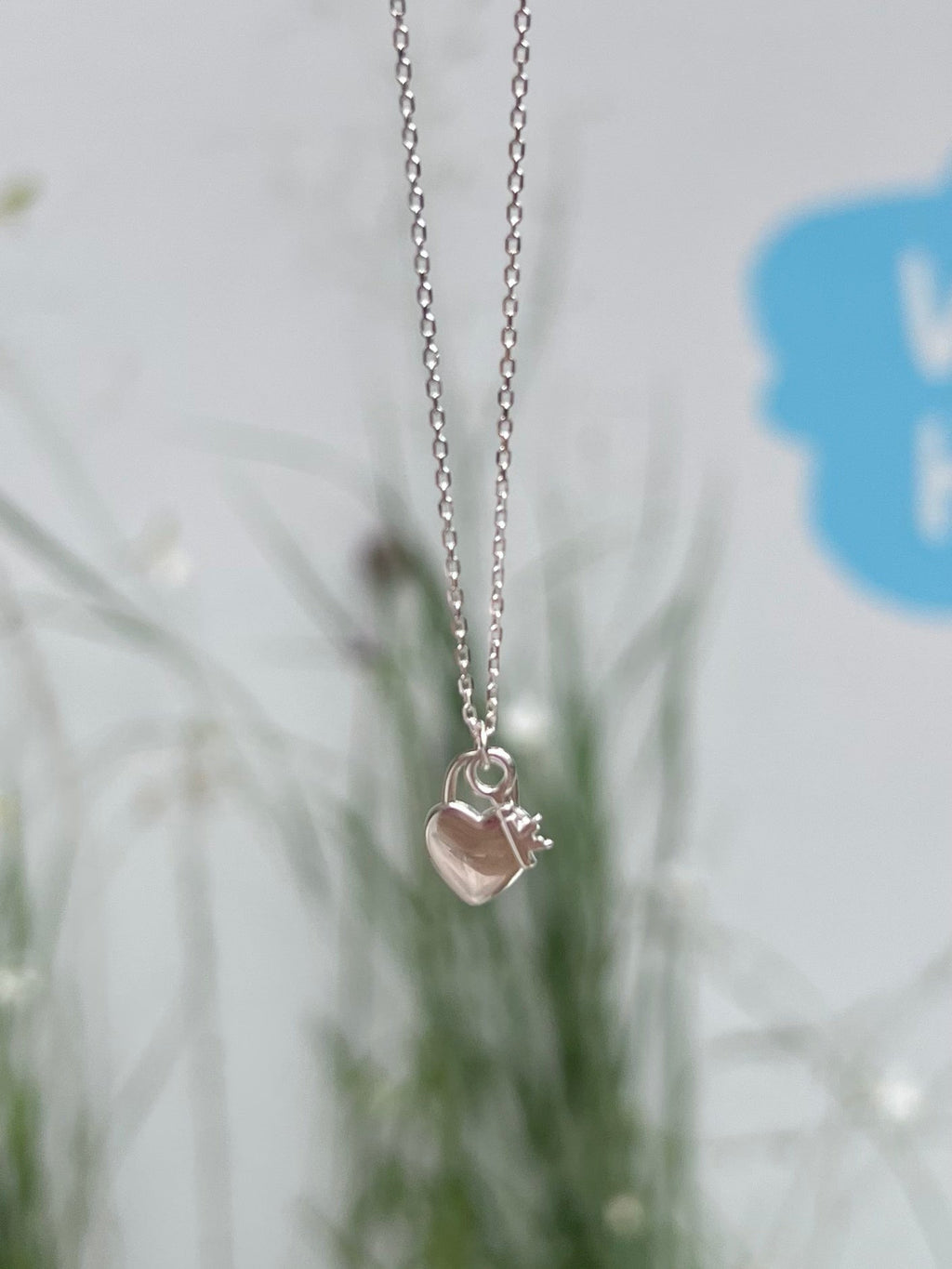 42〜56cmmode design Heart necklace ハート ネックレス y2k - ネックレス