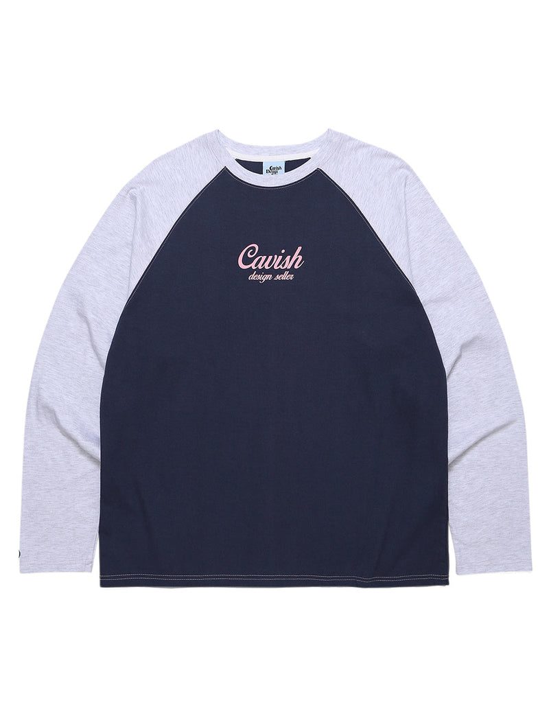 ラグランスターロゴロングスリーブTシャツ/RAGLAN STAR LOGO LS TEE