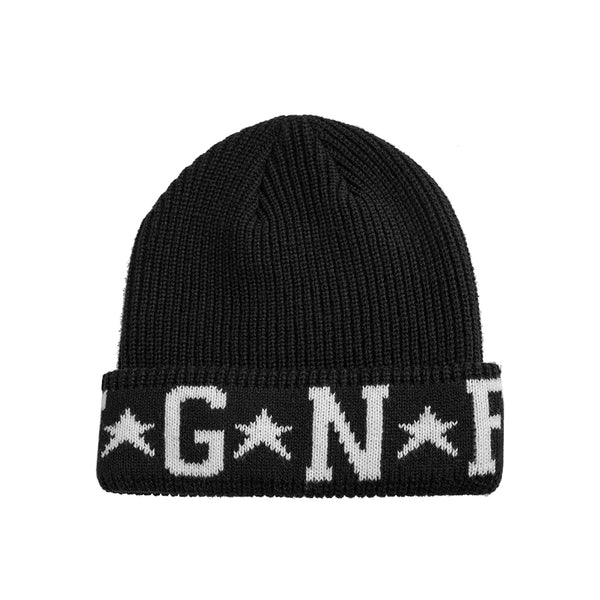 A STAR JACQUARD LOGO BEANIE | スター ジャカード ロゴ ビーニー-