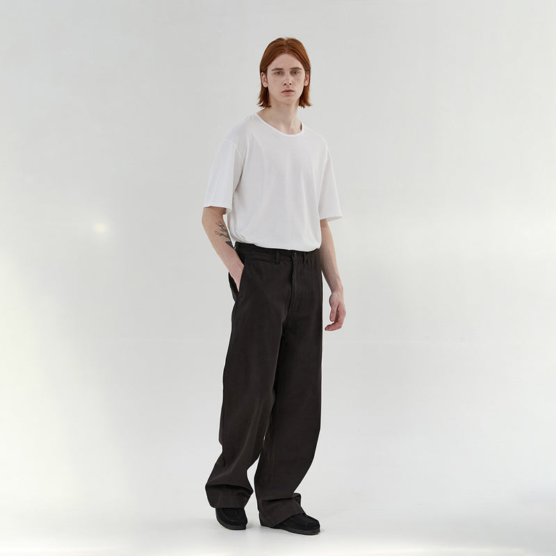 オフィサーチノパンツ / OFFICER CHINO PANTS (CHARCOAL) – 60