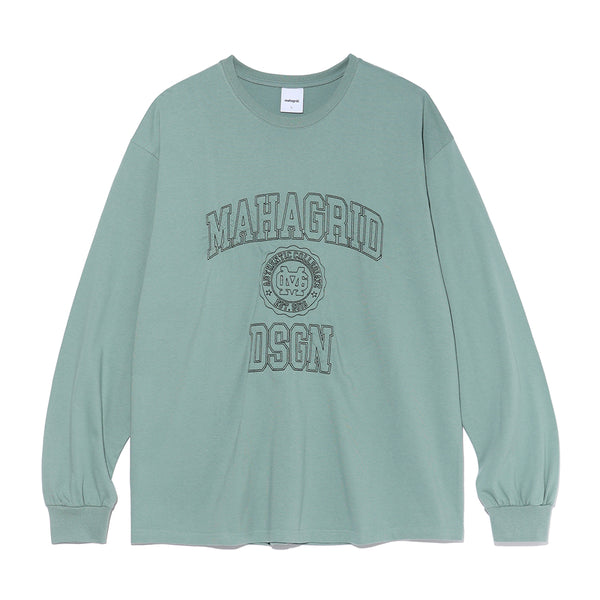 ステッチカレッジロゴロングスリーブTシャツ/STITCH COLLEGE LOGO LS