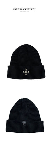 SURGERY/サージェリー/【Ｉ】clover logo beanie-