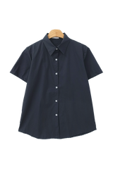 Leme Summer Pastel Collar Basic Short-Sleeved Shirt (8 colors)