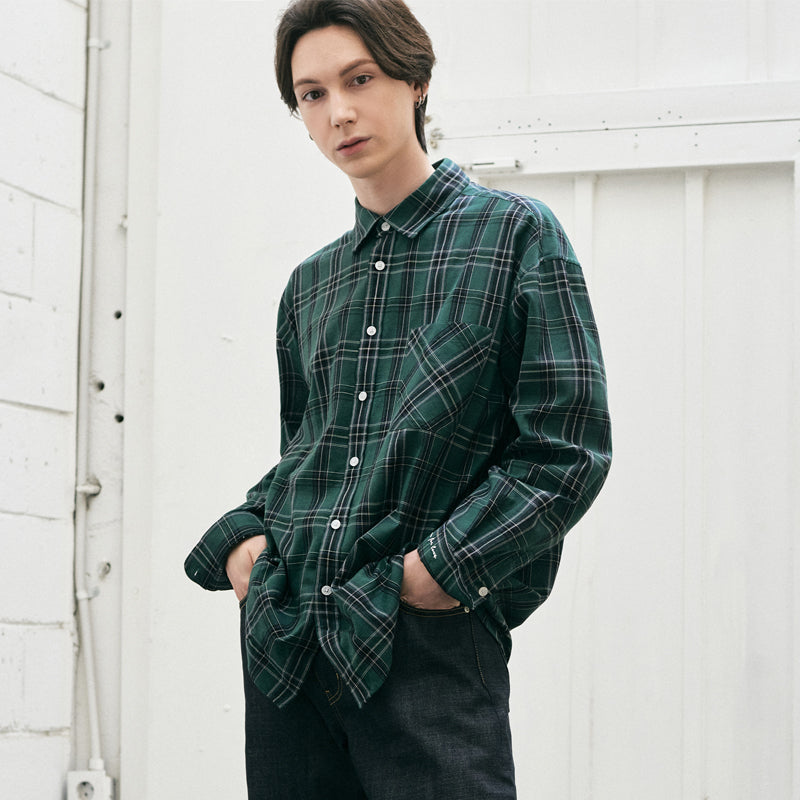 6(ROKU)＞CHECK SHIRT/シャツ グリーン検討してみます - シャツ