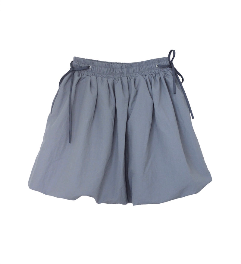 リボンバルーンミニスカート/ribbon balloon mini skirt (blue gray