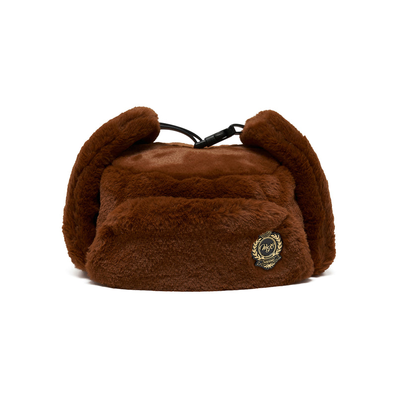 ファートラッパーハット / FUR TRAPPER HAT (BROWN) – 60% - SIXTYPERCENT