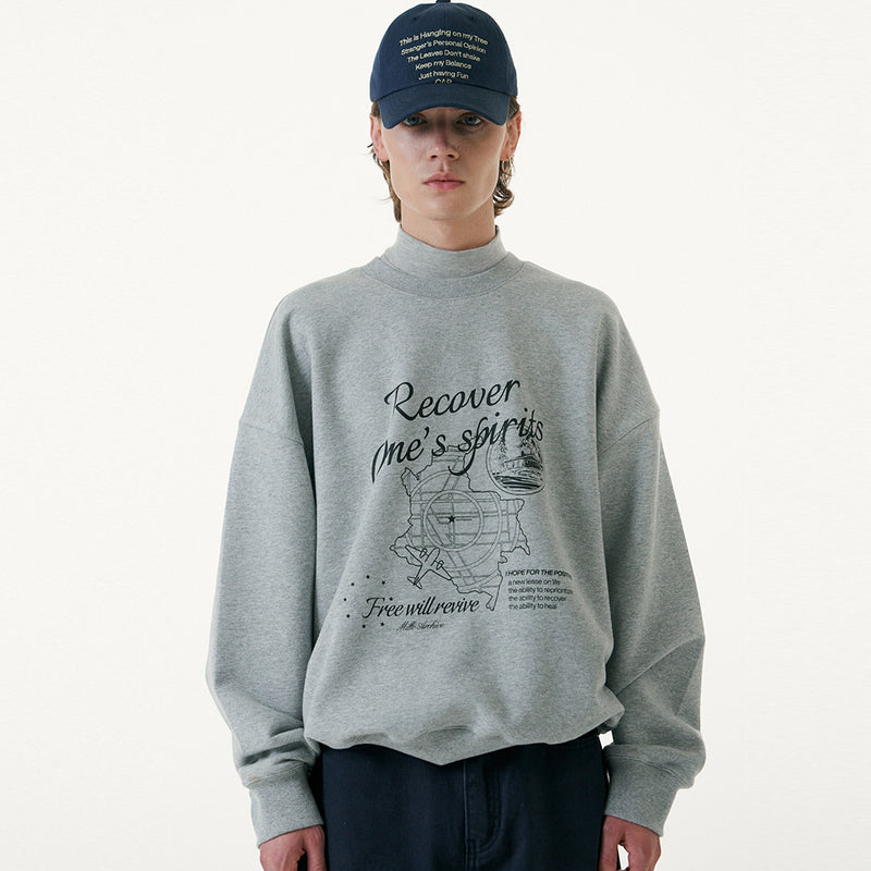 オブジェクティブクルーネック / Objective Crew Neck [Melange Gray