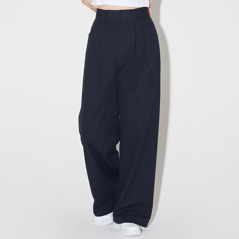 クラシックピンタックワイドパンツ / Classic Pintuck Wide Pants