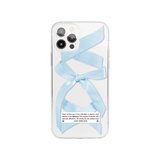 ballet ribbon case - sky blue