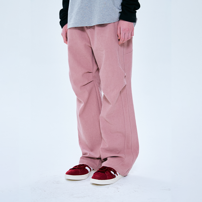 TCM スリットタックチノパンツ / TCM slit tuck chino pants (pink