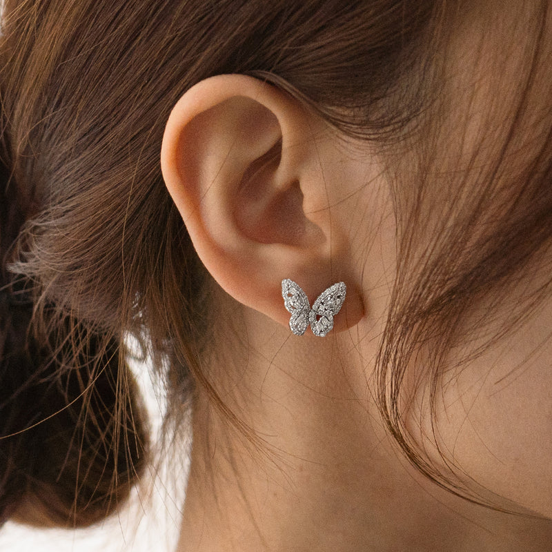 [Silver925] Tonga Butterfly Earrings