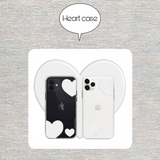 ホワイトハートアイフォンケース / White heart case