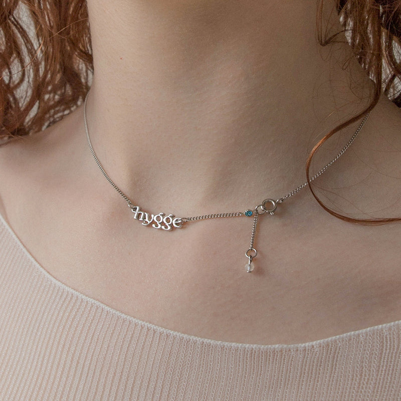 ヒュッゲライフスリムチェーンネックレス/Hygge life slim chain necklace (silver)MerryMotive/ {{  category }}