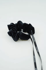[Velvet] Mizz ribbon scrunchie (Black) 