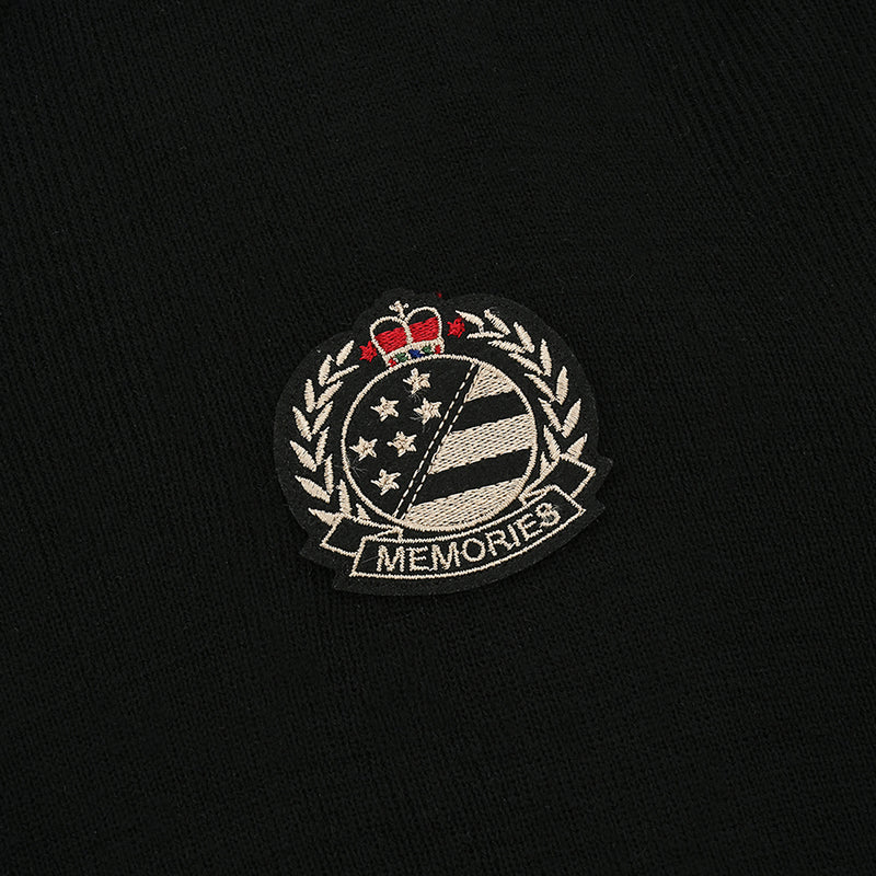 メモリーズエンブレムニット/memories emblem knit(black) – 60