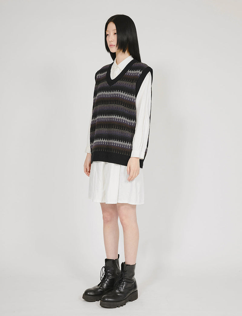 6ミックスオーバーニットベスト / 6mix over knit Vest – 60