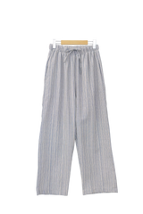 Trolls linen summer striped bendable wide pants (2 colors)