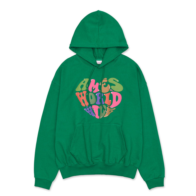 AMESWORLDWIDE 】レインボーハートフーディ / RAINBOW HEART HOODIE-