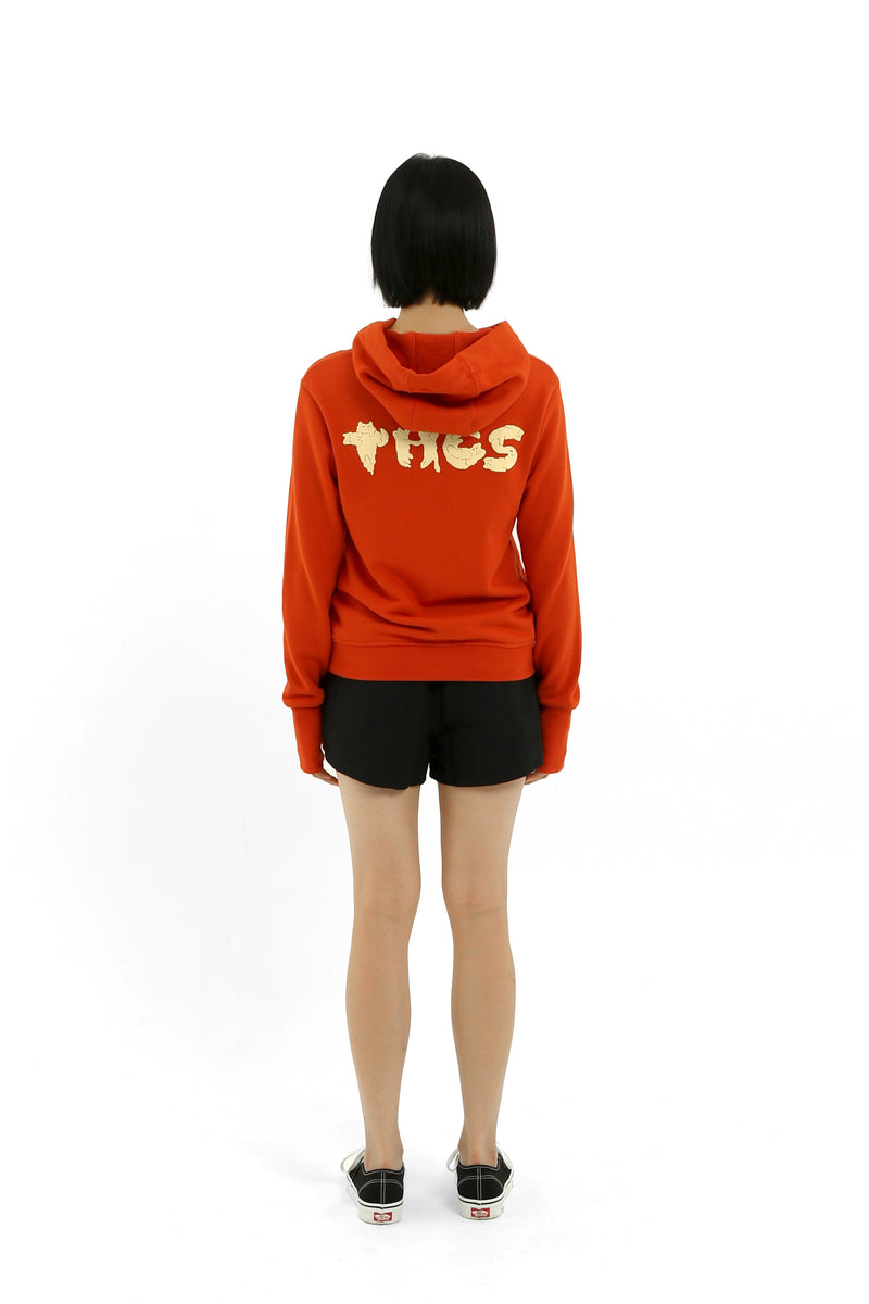 1/2 CATHY AND BROOK STORY GLOVE HOODIE (ORANGE)