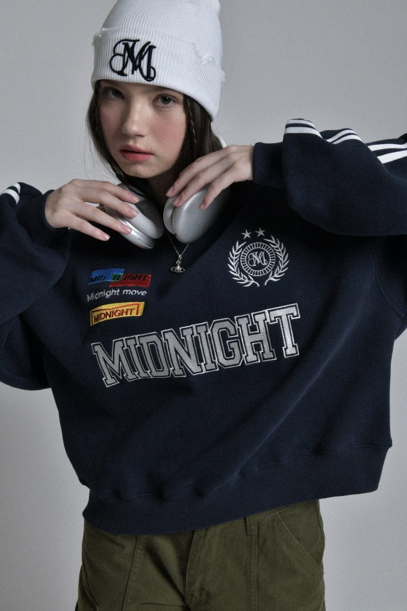 サッカースウェットシャツ / soccer mtm (navy) – 60% - SIXTYPERCENT