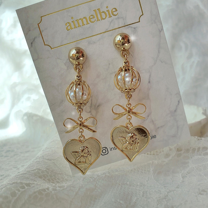 Baby on sale angel earrings