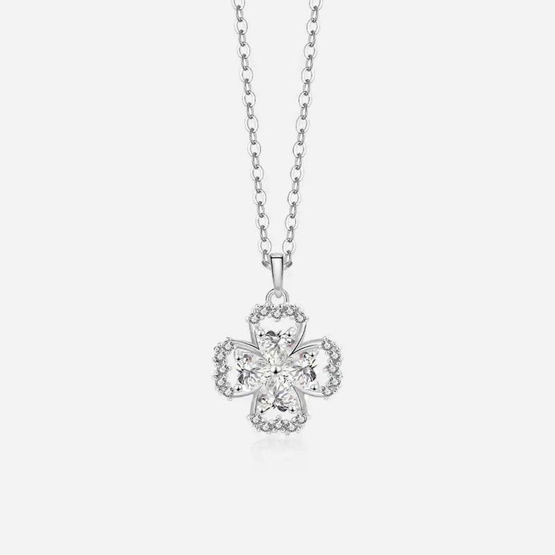 [Silver925] Saski Spin Clover Necklace