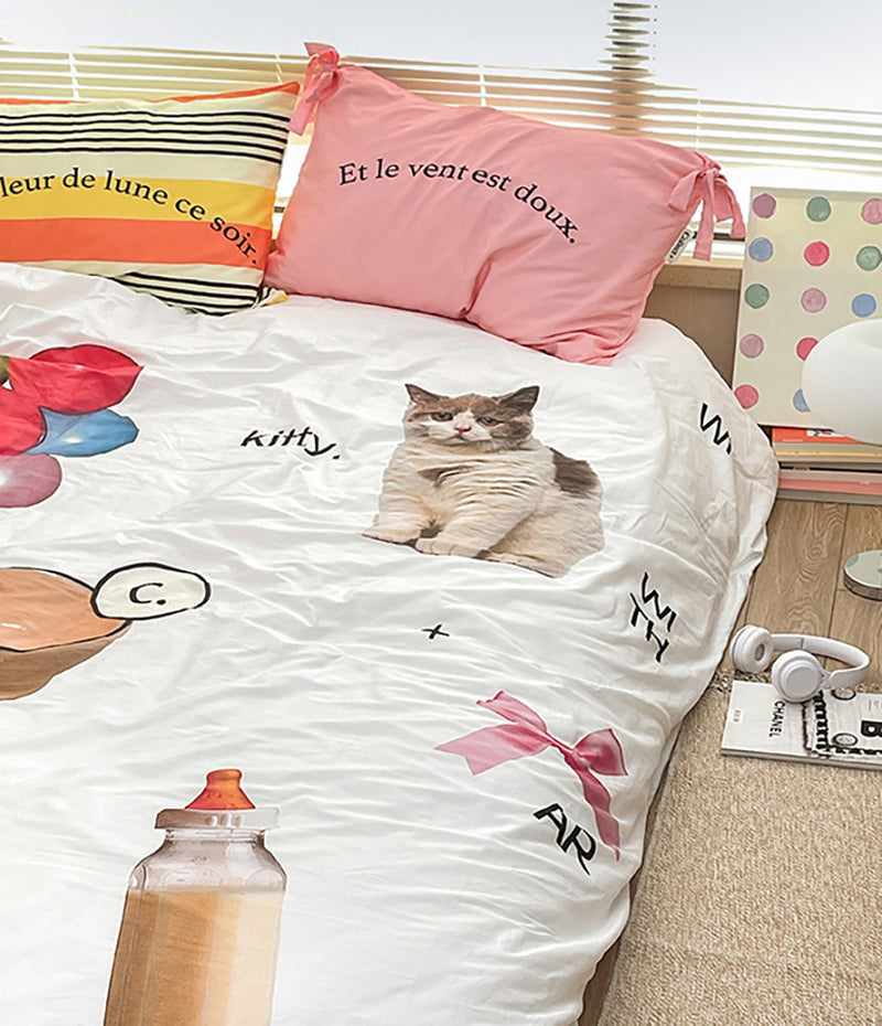 キティちゃん布団カバーセット / Kitty Blanket Cover Set – 60