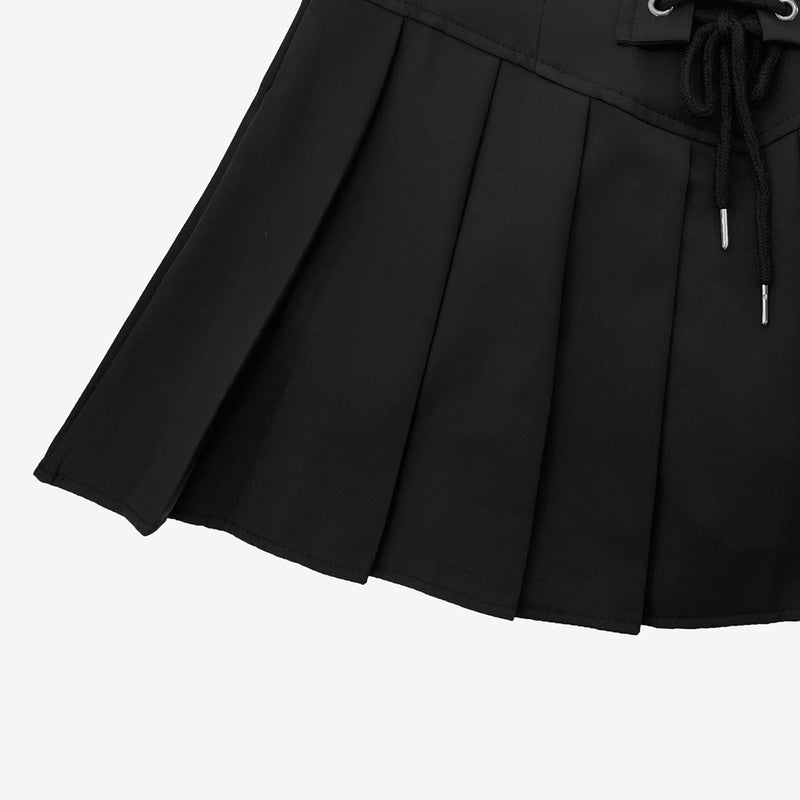 Akaコルセットプリーツスカート/Aka Corset Pleats Skirt – 60