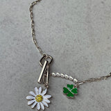 フラワーパールネックレス/Flower Pearl Necklace