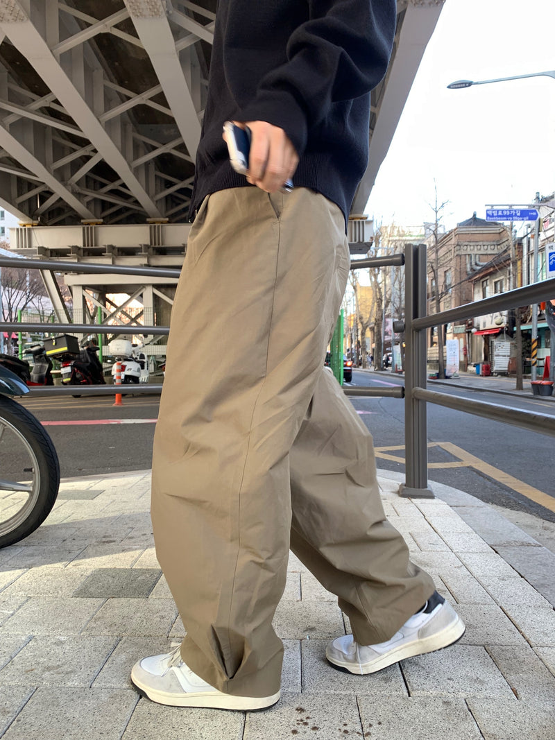 namacheko 20aw hirse flap trousers - スラックス