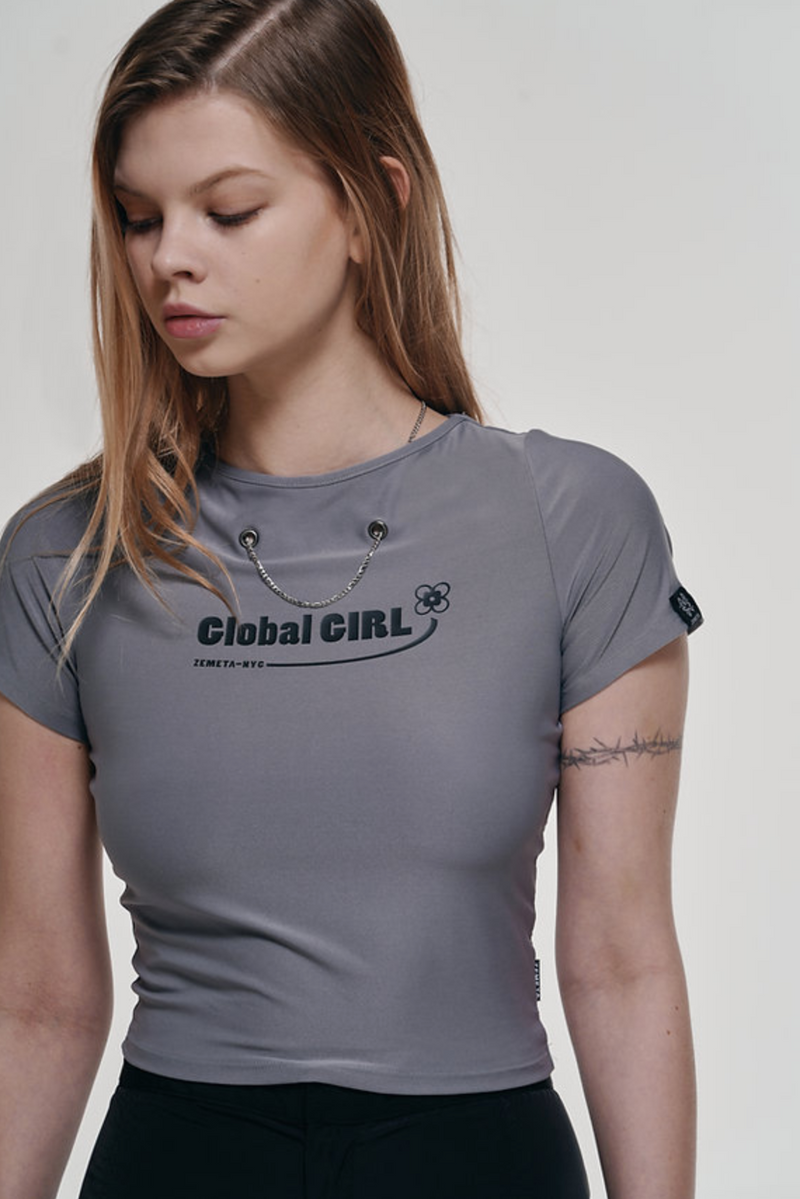 グローバルガールベイビーTシャツ / GLOBAL GIRL BABY T-SHIRT
