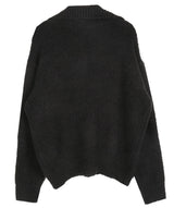 No.9887 M ブークレハーフジップニット/No.9887 M boucle half ZIP