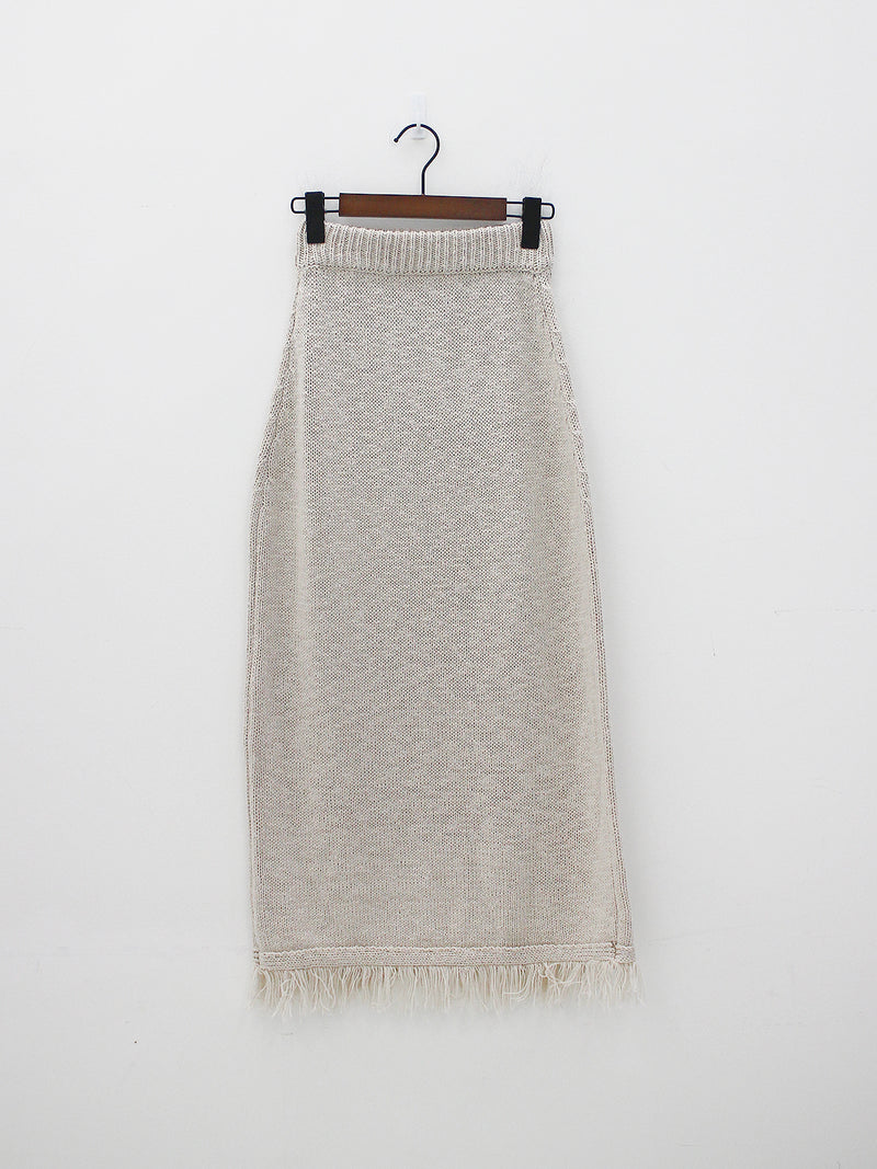 ニットフリンジスカート/Knitted fringe skirt (3color) – 60 ...