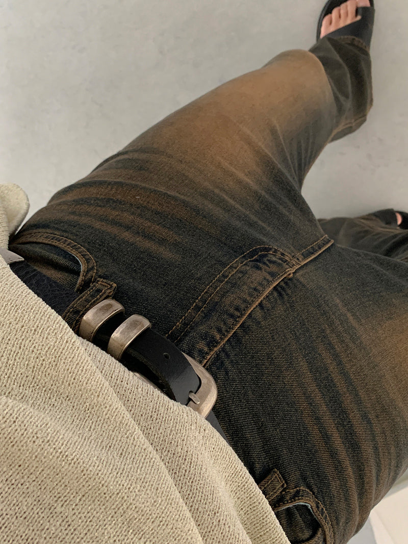 レントブーツカットデニムパンツ / ASCLO Rento Bootcut Denim Pants