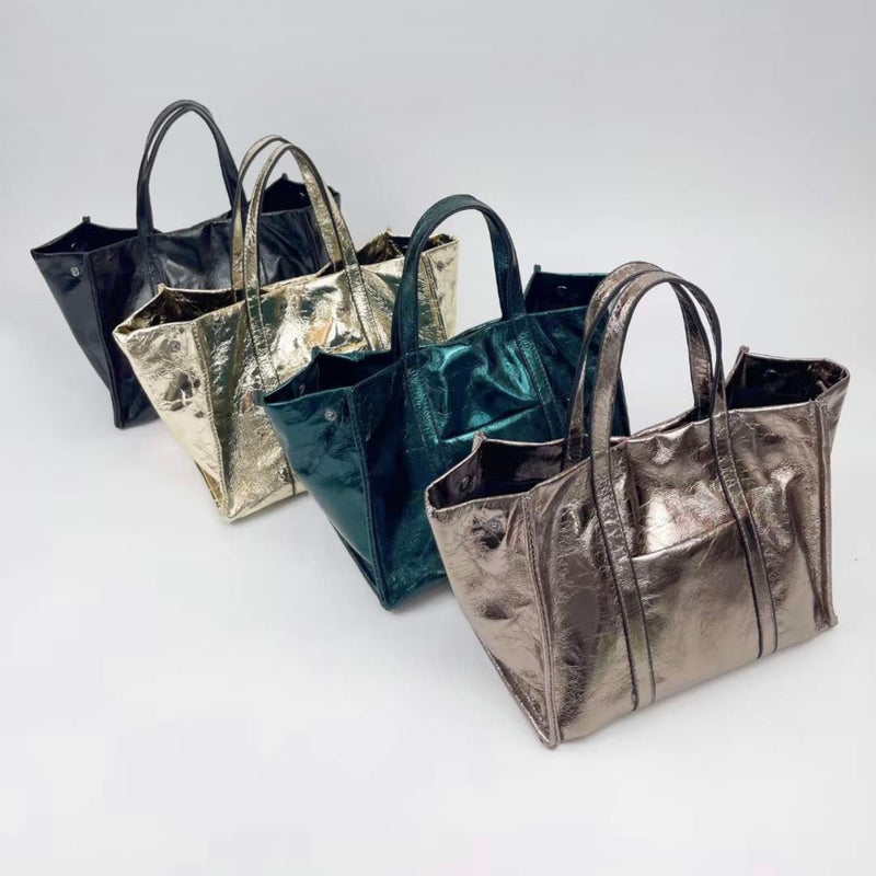 4color メタリックトートバッグ / Metallic tote bag – 60% - SIXTYPERCENT