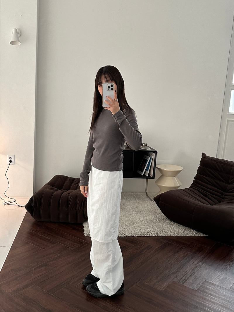 アンドラップスカートパンツ / And wrap skirt pants (2color) – 60% - SIXTYPERCENT