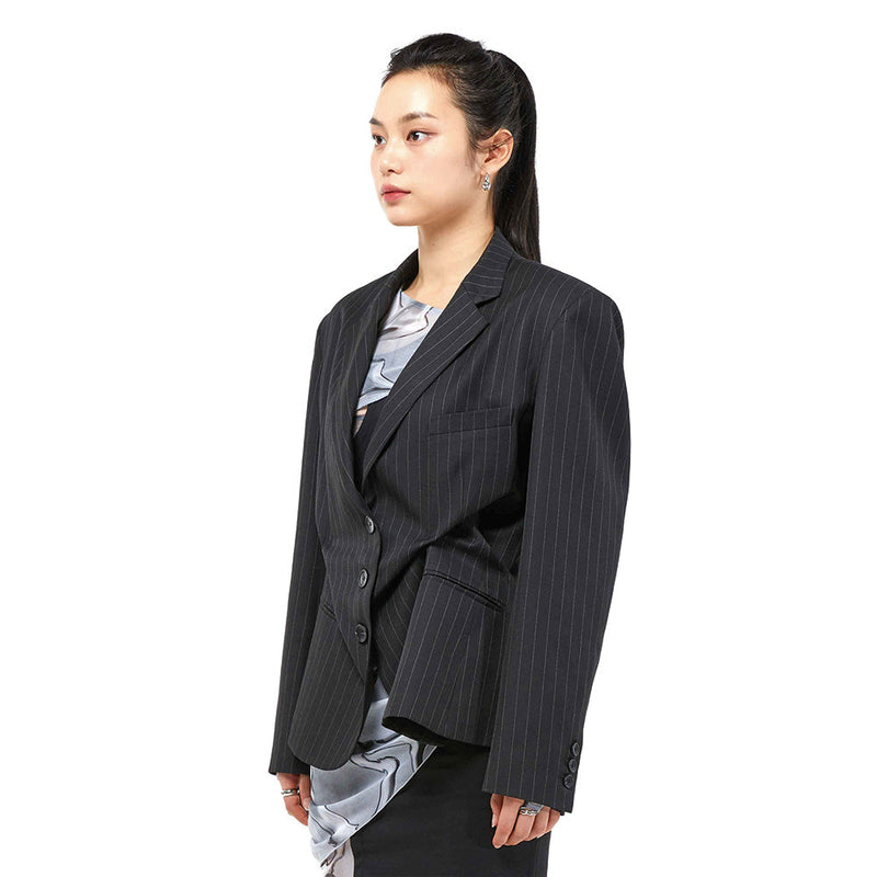 ジャケット テーラードジャケット Layered tailored jacket レイヤード