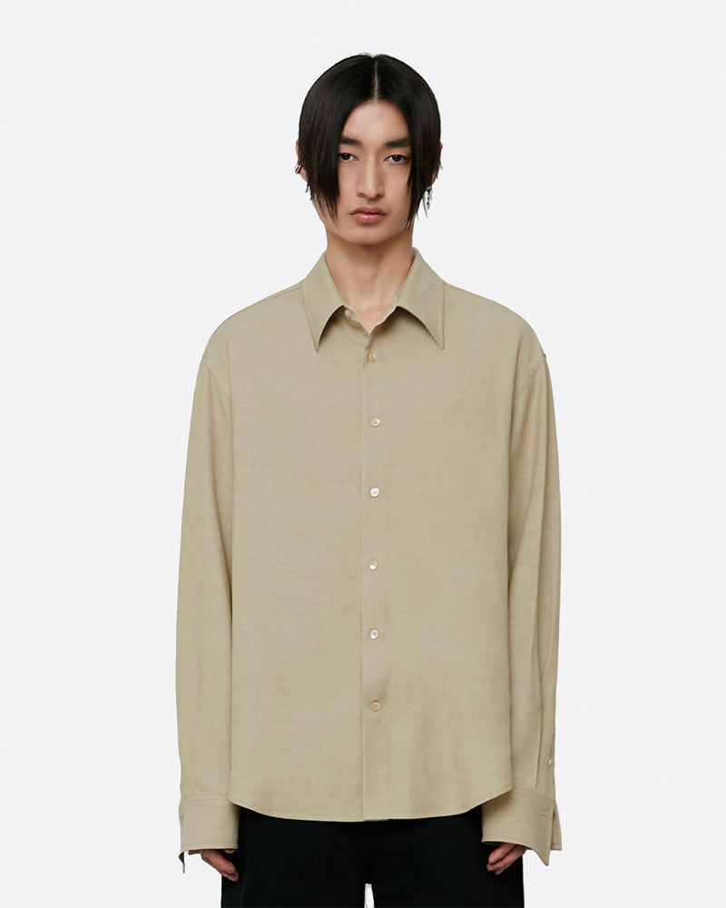 French linen shirt ( 2 COLOR )