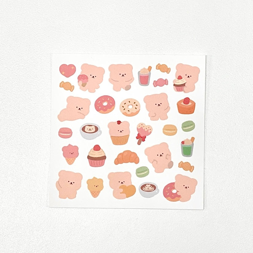 Desserts Box Sticker Set