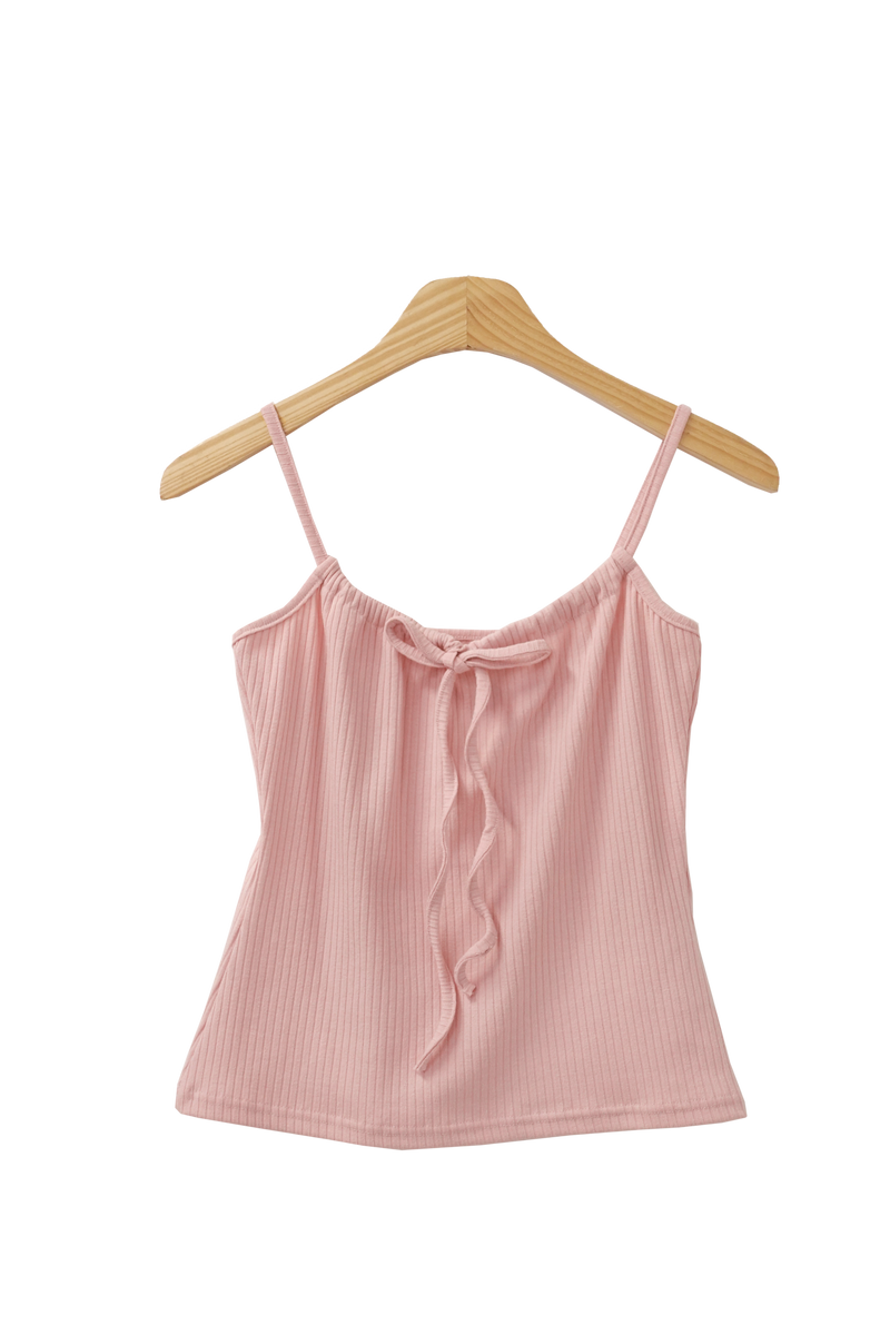 Ett ribbon V-neck summer sleeveless (3 colors)