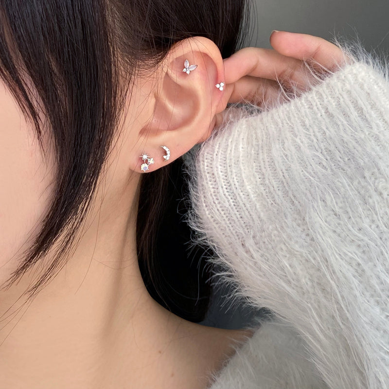 ソフトトゥインクルピアス / [4 set] Soft Twinkle Piercing Set – 60